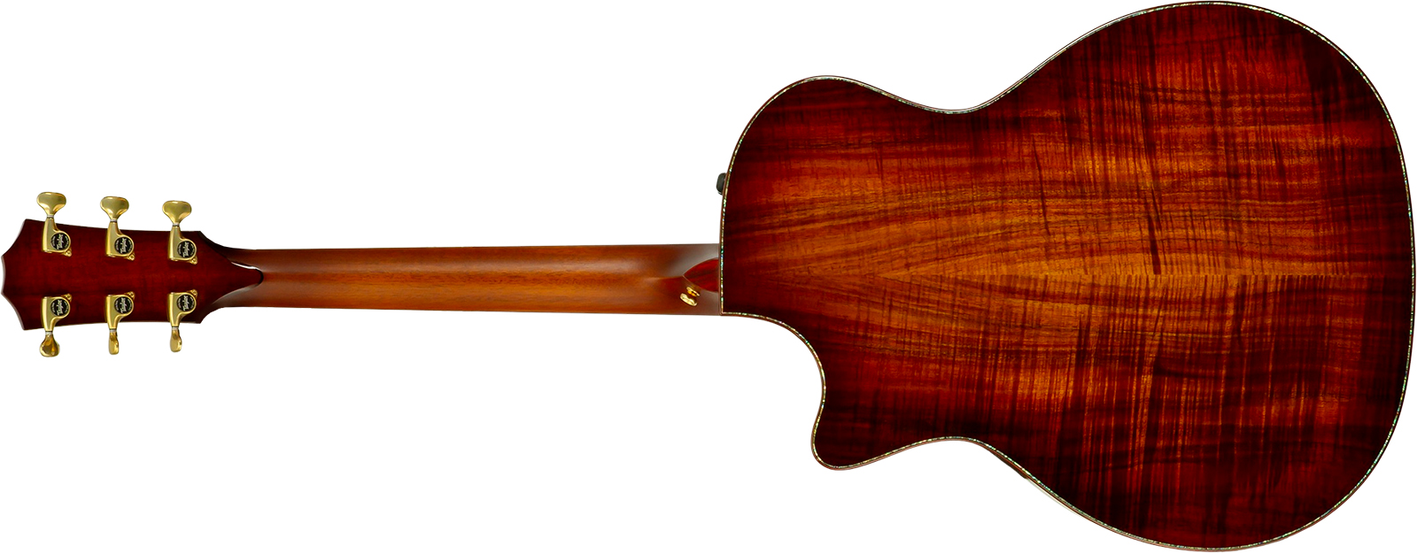 Taylor Custom Shop Grand Auditorium Cw Redwood / Koa Eb Es2 #1211143039 #1210103110 - Shaded Edgeburst - Guitare Folk - Variation 1