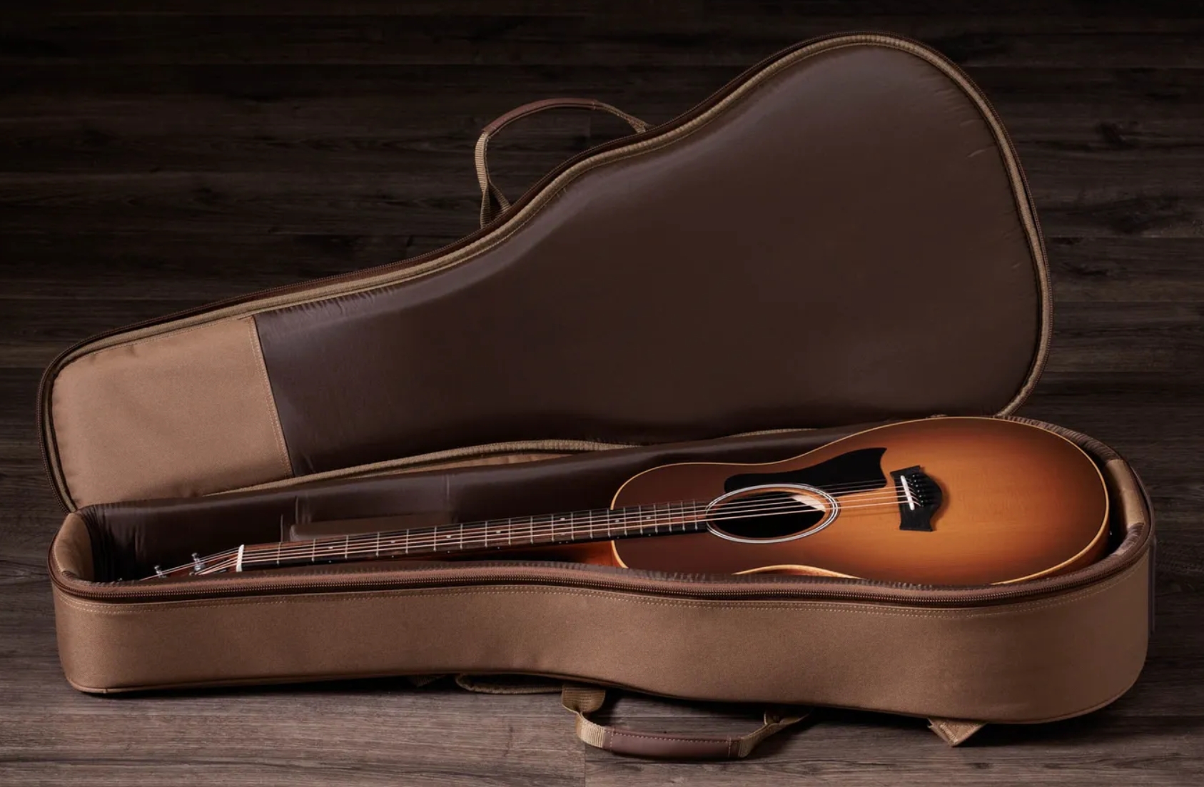 Taylor Gs Mini-e Special Edition Parlor Shsc Epicea Sapele - Honeyburst - Guitare Folk - Variation 7