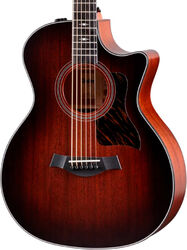 Guitare folk Taylor 324ce Baritone-6 Ltd - Shaded Edgeburst Top Satin