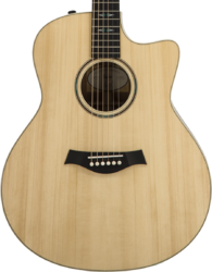 Guitare folk Taylor Custom GO-ce Ltd #1111219112 - Natural