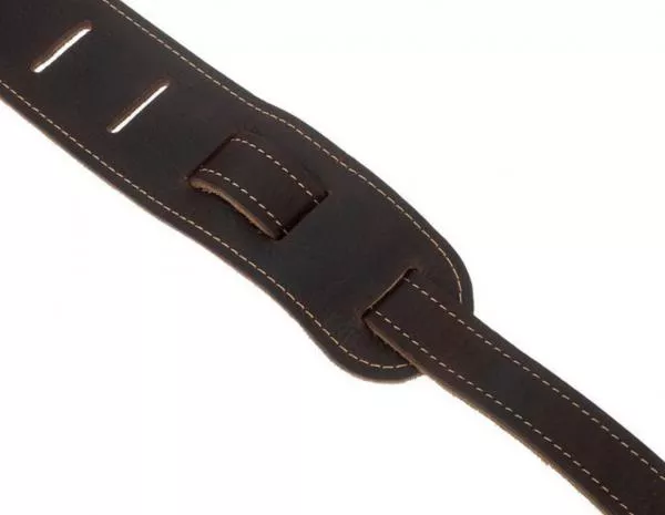 Sangle courroie Taylor Leather Guitar Strap, Suede Back, 2.5 inch - Chocolate Brown