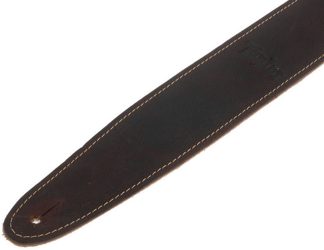 Taylor Strap Choc Brown Leather Suede Back 2.5 Inches - Sangle Courroie - Variation 1