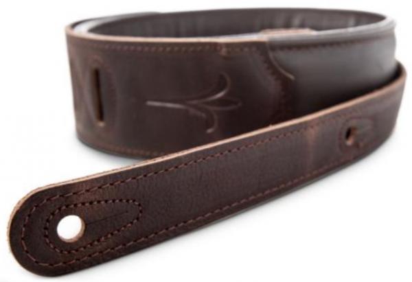 Sangle courroie Taylor Spring Vine Leather Guitar Strap #4124-25 - Chocolate Brown