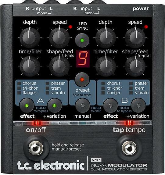 Tc Electronic Nm1 Nova Modulator - PÉdale Chorus / Flanger / Phaser / Tremolo - Main picture