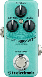 Pédale compression / sustain / noise gate Tc electronic HyperGravity Mini Compressor
