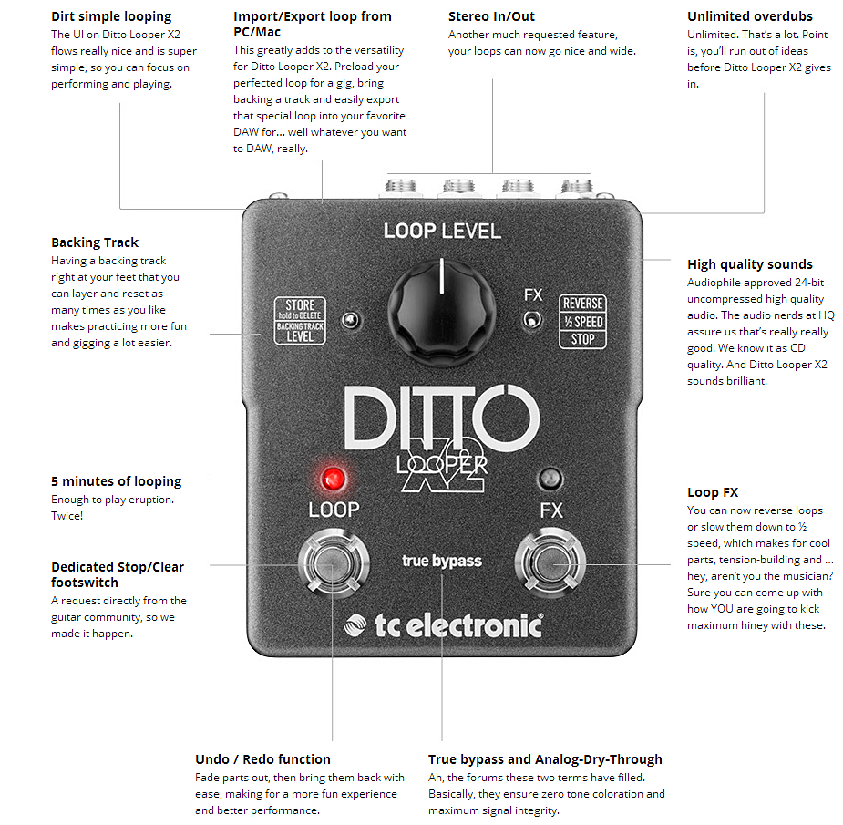 Tc Electronic Ditto Looper X2 - PÉdale Looper - Variation 3