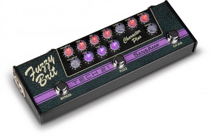 Multi effet guitare électrique Tech 21 Fuzzy Brit Character Series