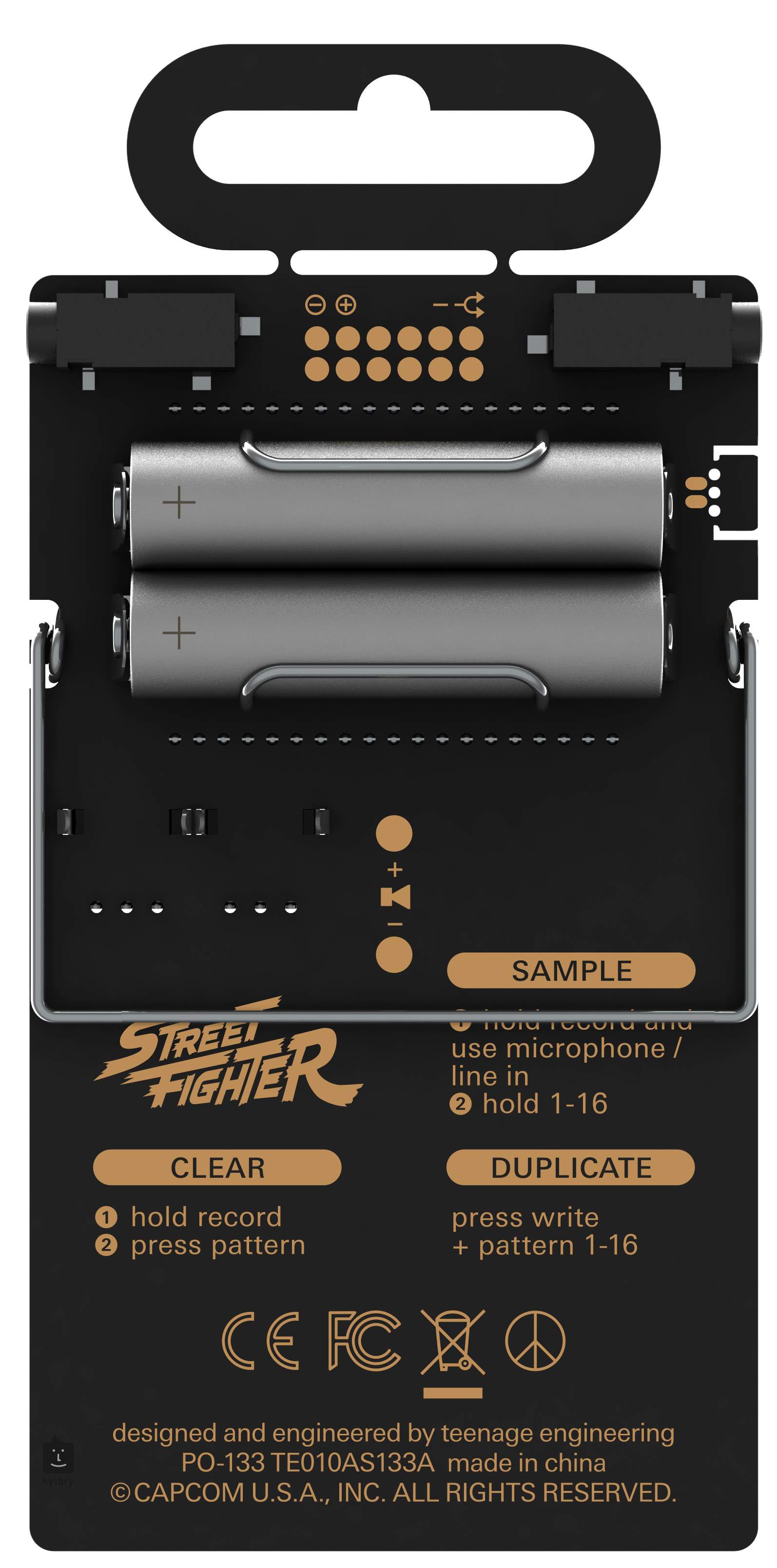Teenage Engineering Po-133 Street Fighter - Sampleur / Groovebox - Variation 1