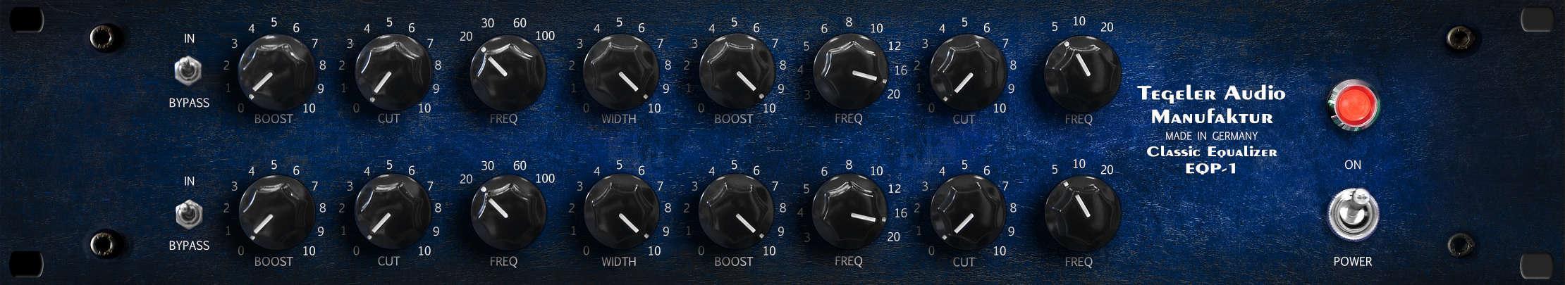 Equaliseur / channel strip Tegeler audio manufaktur EQP-1