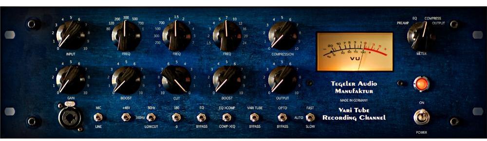Préampli Tegeler audio manufaktur VTRC RECORDING CHANNEL