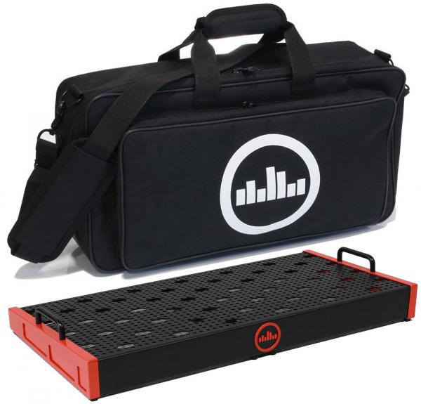 Temple audio design Templeboard Duo 24 + Soft Case Temple Red Pedalboard