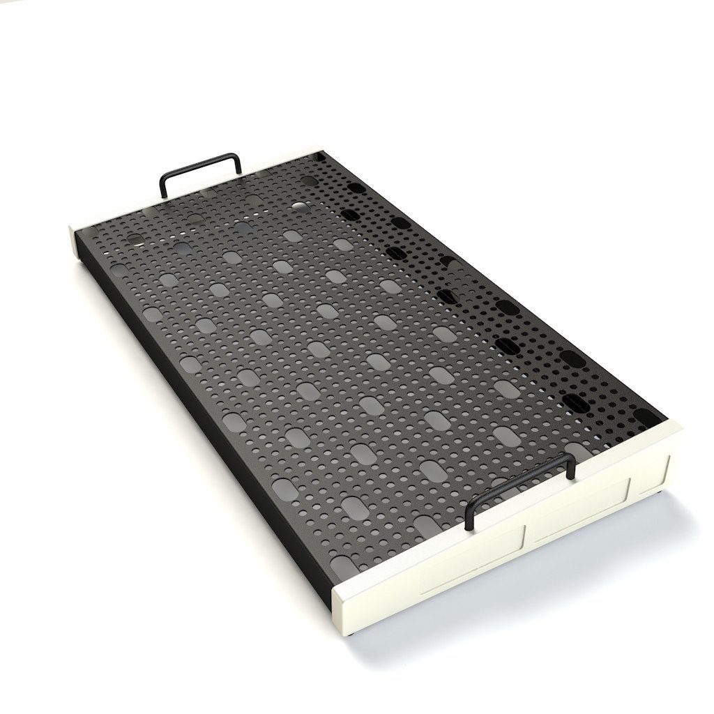 Temple Audio Design Templeboard Duo 24 + Soft Case Vintage White - Pedalboards - Variation 2