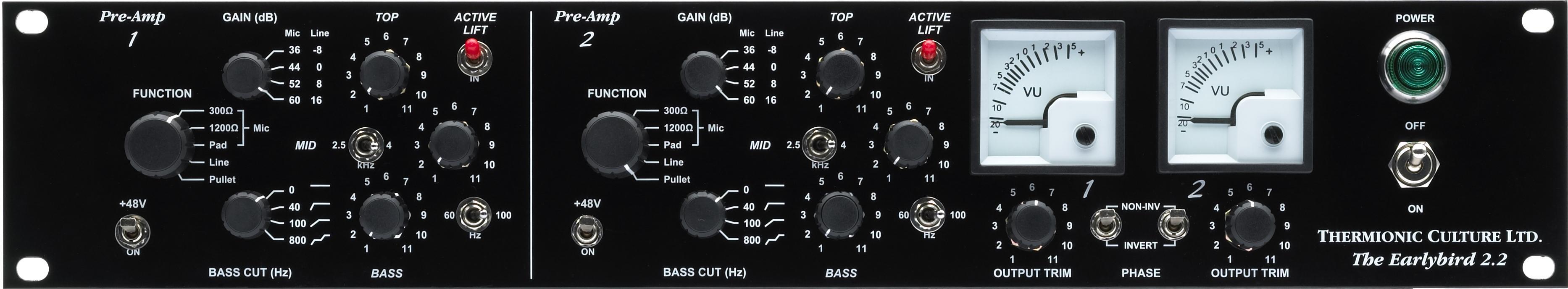Préampli Thermionic culture EarlyBird 2.2