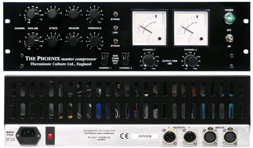 Compresseur limiteur gate Thermionic culture The Phoenix Master