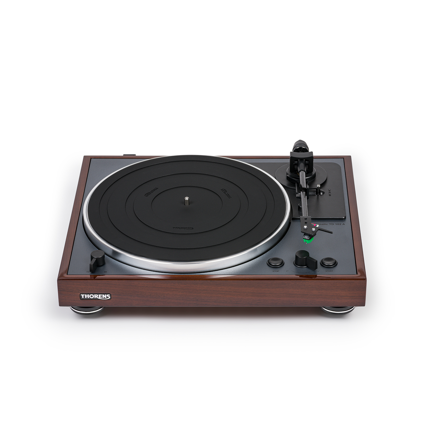 Thorens Td 102 A Noyer - Platines Vinyles Hifi - Variation 3