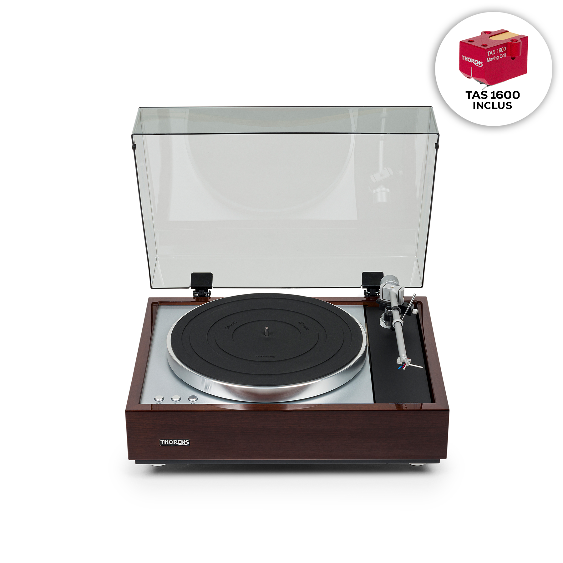 Thorens Td 1600 Noyer Inclus Tas 1600 - Platines Vinyles Hifi - Variation 4