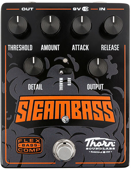 Thorn Soundlabs Steambass Flexible Bass Compressor - PÉdale Compression / Sustain / Noise Gate Basse - Main picture