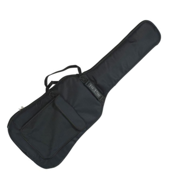 TOBAGO Housse 45 Soft Case Pour Basse Électrique - Polyester Noir Avec Poche Frontale