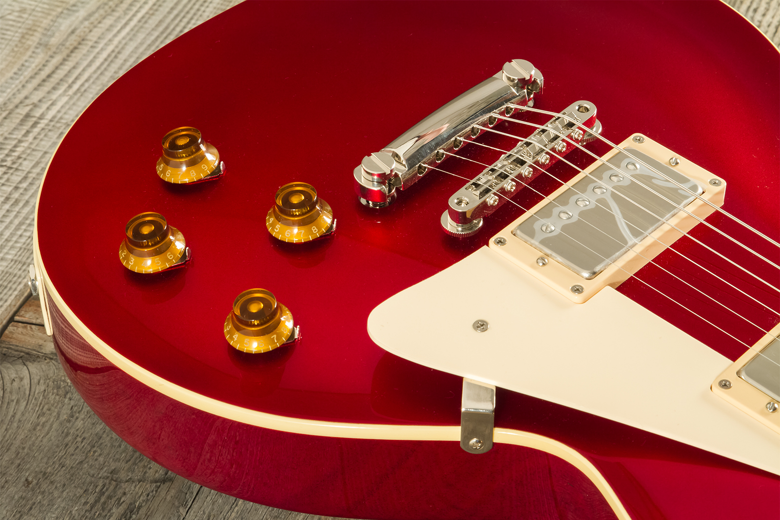 Tokai Love Rock Ls101 Jap 2h Ht Rw #2348440 - Candy Apple Red - Guitare Électrique Single Cut - Variation 2