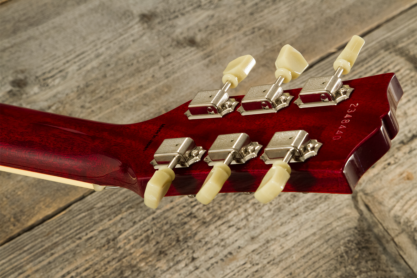 Tokai Love Rock Ls101 Jap 2h Ht Rw #2348440 - Candy Apple Red - Guitare Électrique Single Cut - Variation 8