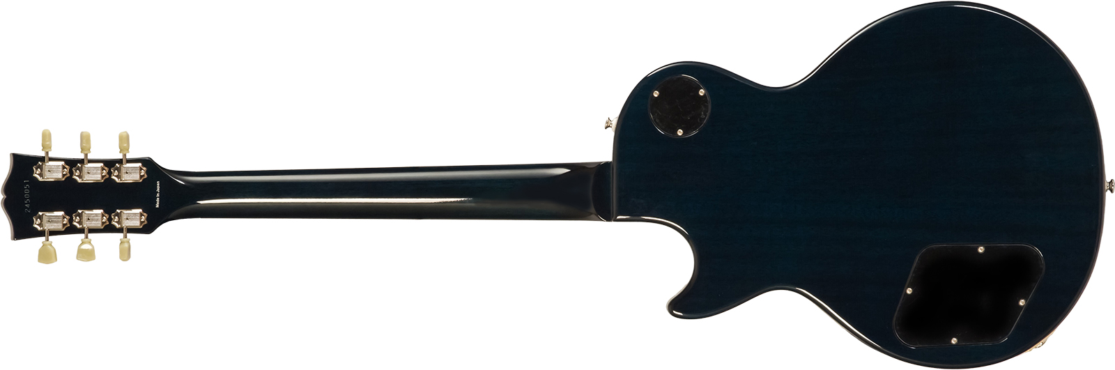 Tokai Love Rock Ls101q Jap 2h Ht Rw - Indigo Blue - Guitare Électrique Single Cut - Variation 1