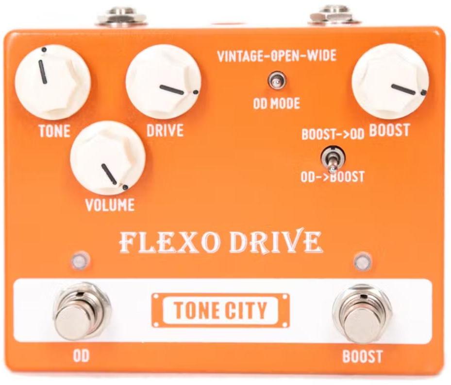 Pédale overdrive / distortion / fuzz Tone city audio Flexo Drive Overdrive/Boost