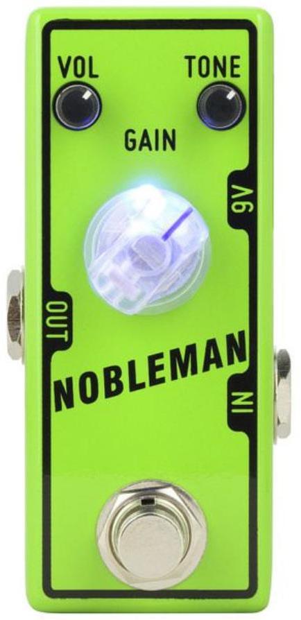 Pédale overdrive / distortion / fuzz Tone city audio T-M Mini Nobleman Overdrive
