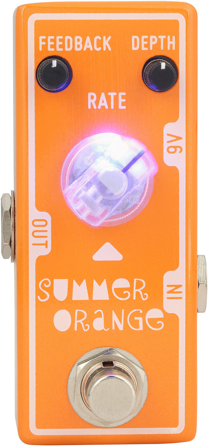Tone City Audio Summer Orange Phaser T-m Mini - PÉdale Chorus / Flanger / Phaser / Tremolo - Main picture