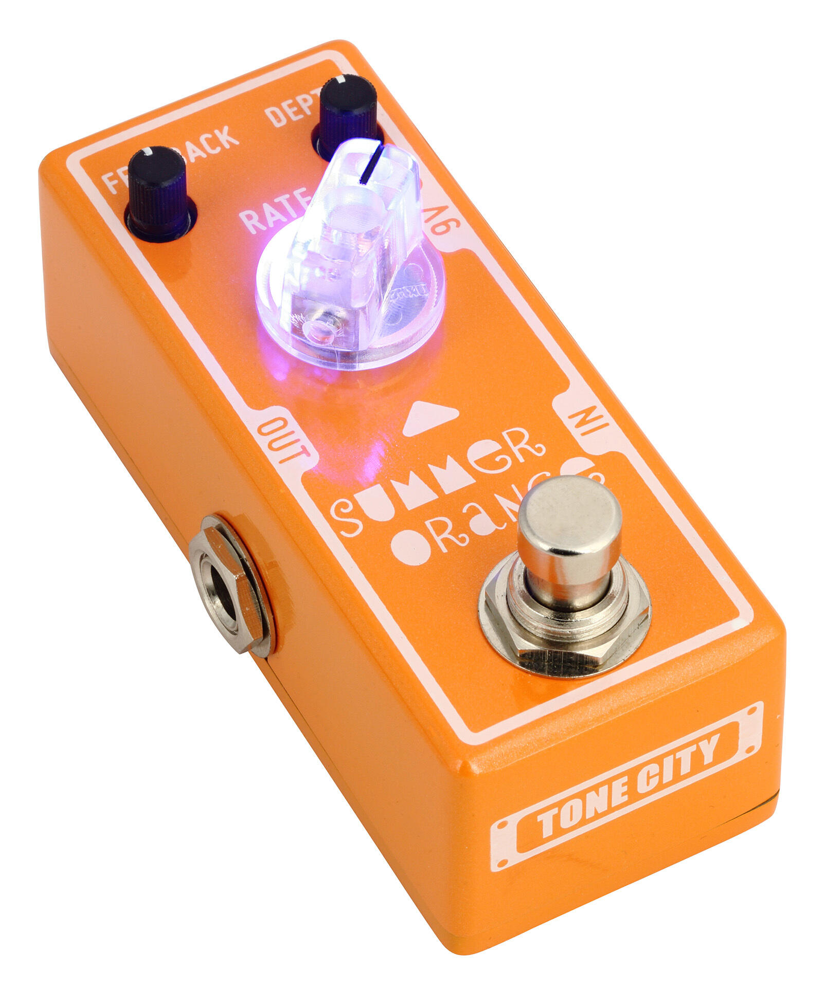 Tone City Audio Summer Orange Phaser T-m Mini - PÉdale Chorus / Flanger / Phaser / Tremolo - Variation 1