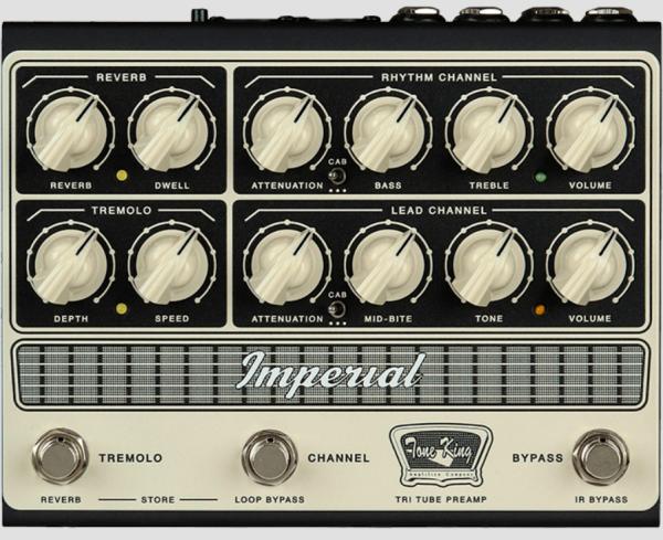 ギター tone king Imperial preamp Tone king Imperial Preamp Electric guitar preamp in rack