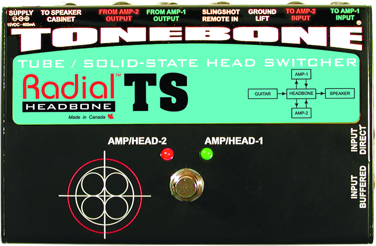 Tonebone Headbone Ts Tube & Solid State Amp Head - Footswitch & Commande Divers - Main picture