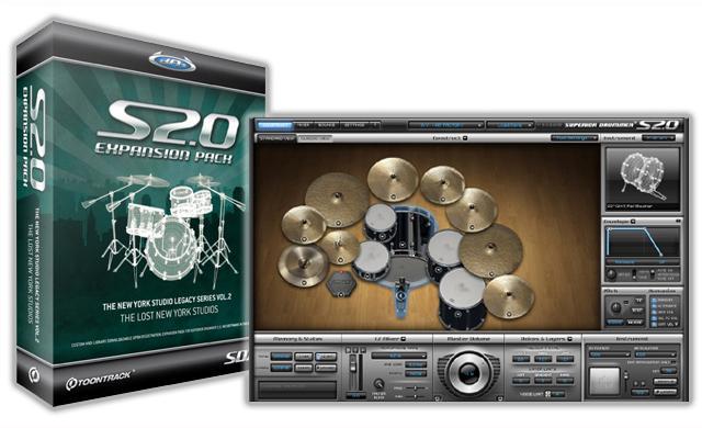 Instrument virtuel Toontrack SDX THE LOST NEW YORK STUDIO VOL 2