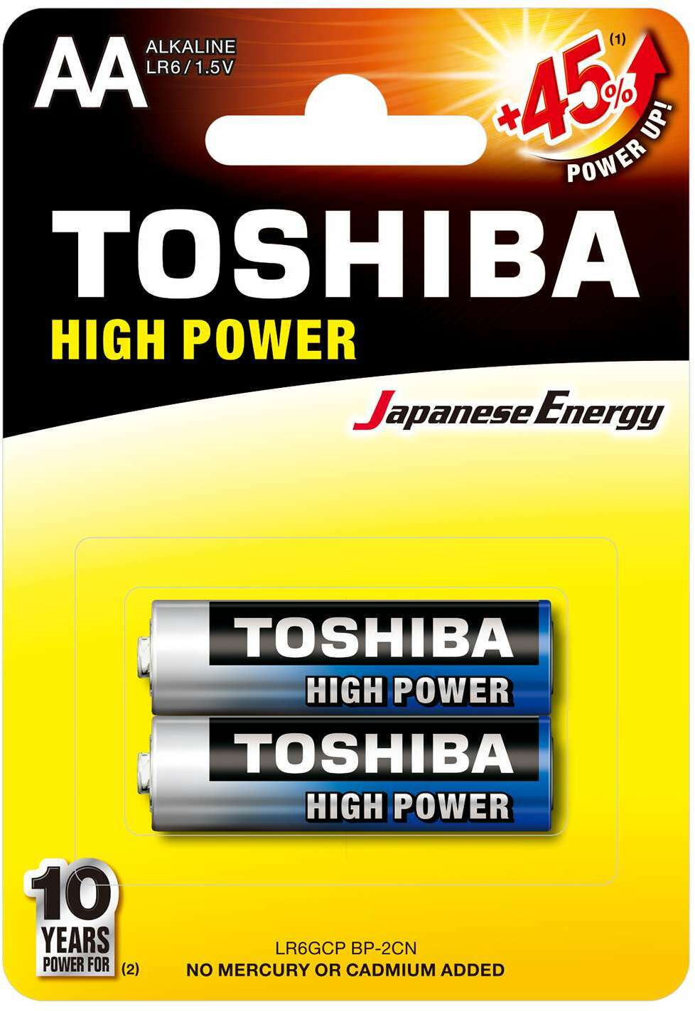 Toshiba Lr6 - Pack De 2 - Pile / Accu / Batterie - Main picture