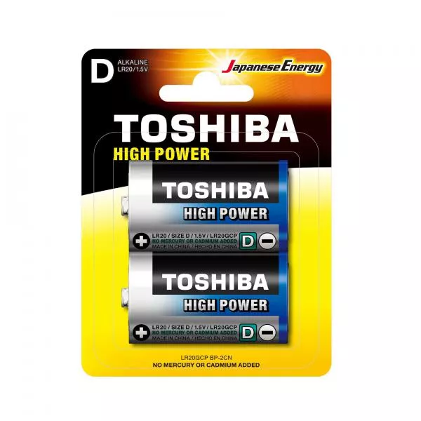 Pile / accu / batterie Toshiba LR20 - Pack de 2