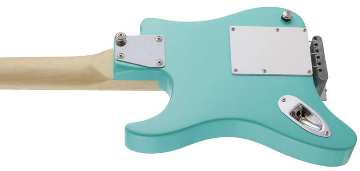 Traveler Guitar Travelcaster Deluxe Sss Trem Wal +housse - Surf Green - Guitare Électrique Voyage - Variation 2