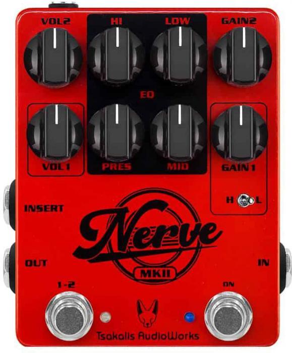 Pédale overdrive / distortion / fuzz Tsakalis audioworks Nerve MKII High Gain Distortion