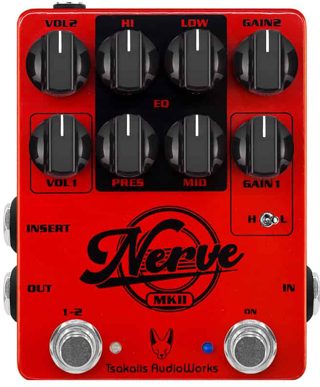 Tsakalis Audioworks Nerve Mkii High Gain Distortion - PÉdale Overdrive / Distortion / Fuzz - Main picture