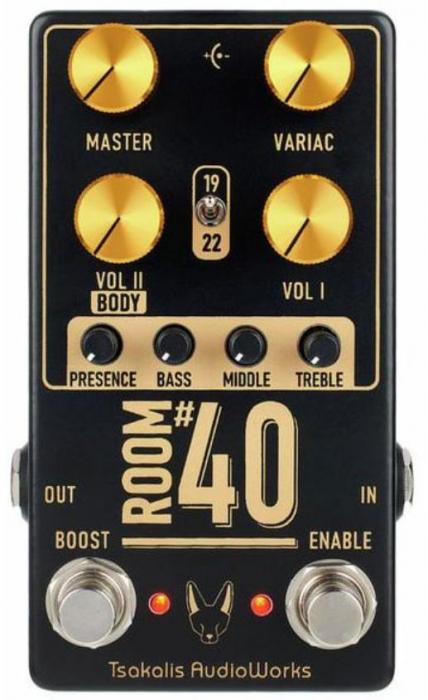 Pédale overdrive / distortion / fuzz Tsakalis audioworks Room #40 Marshall© Overdrive