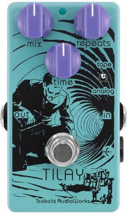 Pédale reverb / delay / echo Tsakalis audioworks TI.LAY. Tape & Analog Delay