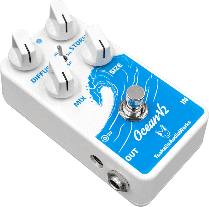 Tsakalis Audioworks Ocean V2 Reverb - PÉdale Reverb / Delay / Echo - Variation 1