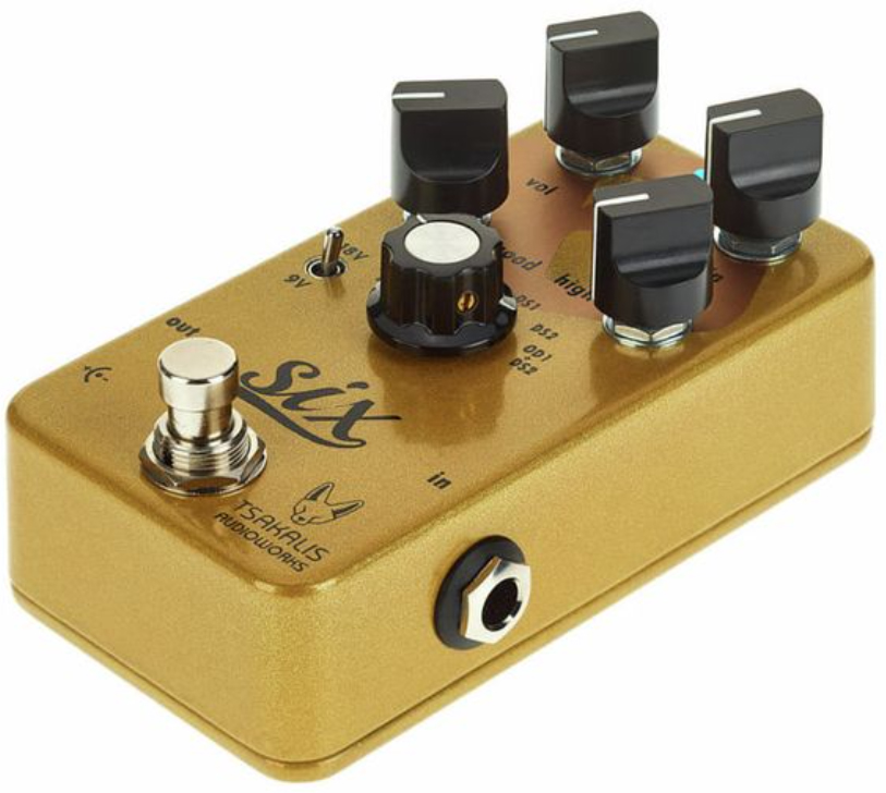Tsakalis audioworks SIX Booster / Overdrive / Distortion Pédale