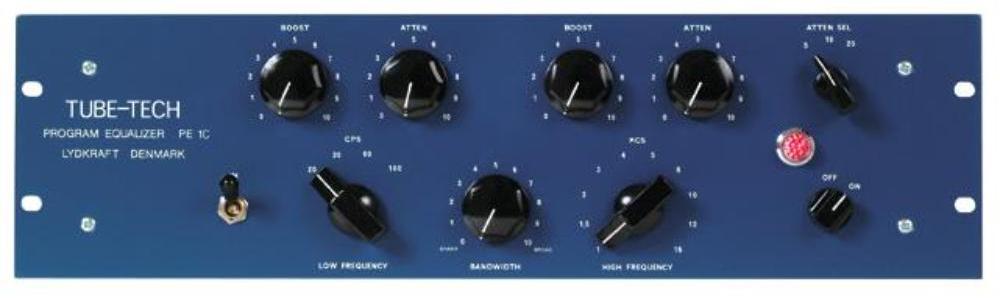 Equaliseur / channel strip Tube tech PE1C EQ PASSIF A LAMPES MONO