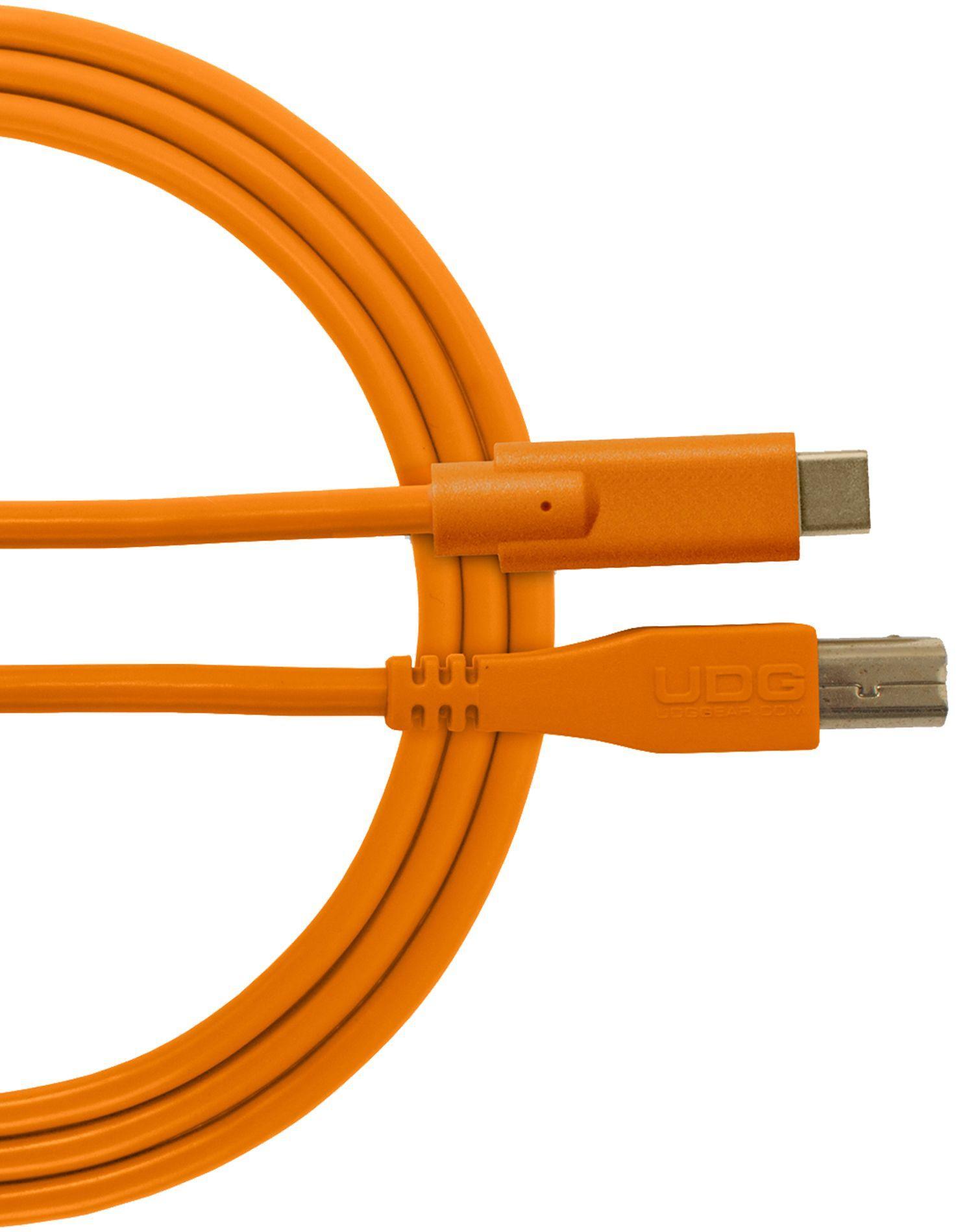 Câble Udg U 96001 OR (cable Usb 2.0 C-B orange droit 1.5M)