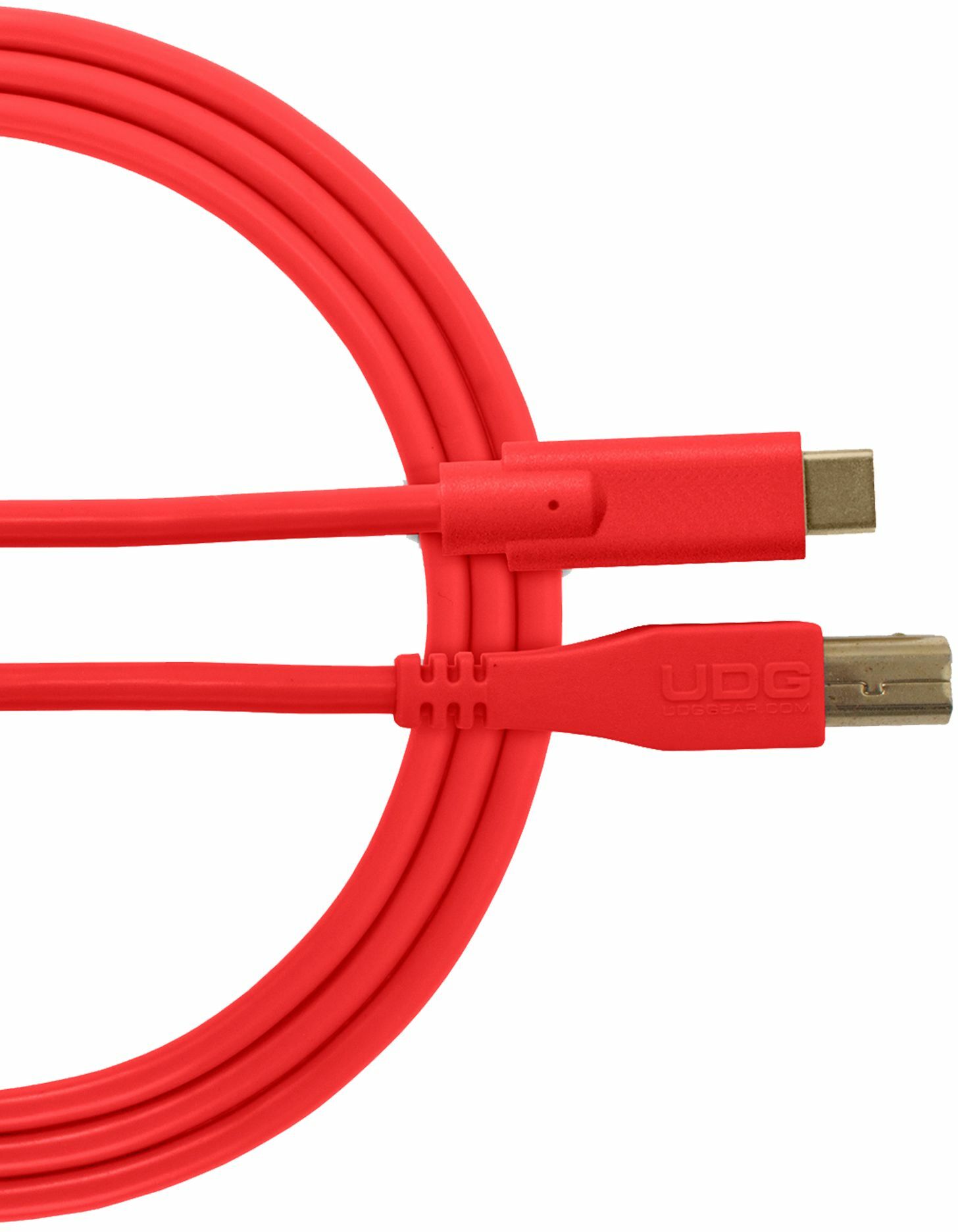 Udg U 96001 Rd (cable Usb 2.0 C-b Rouge Droit 1.5m) - CÂble - Main picture