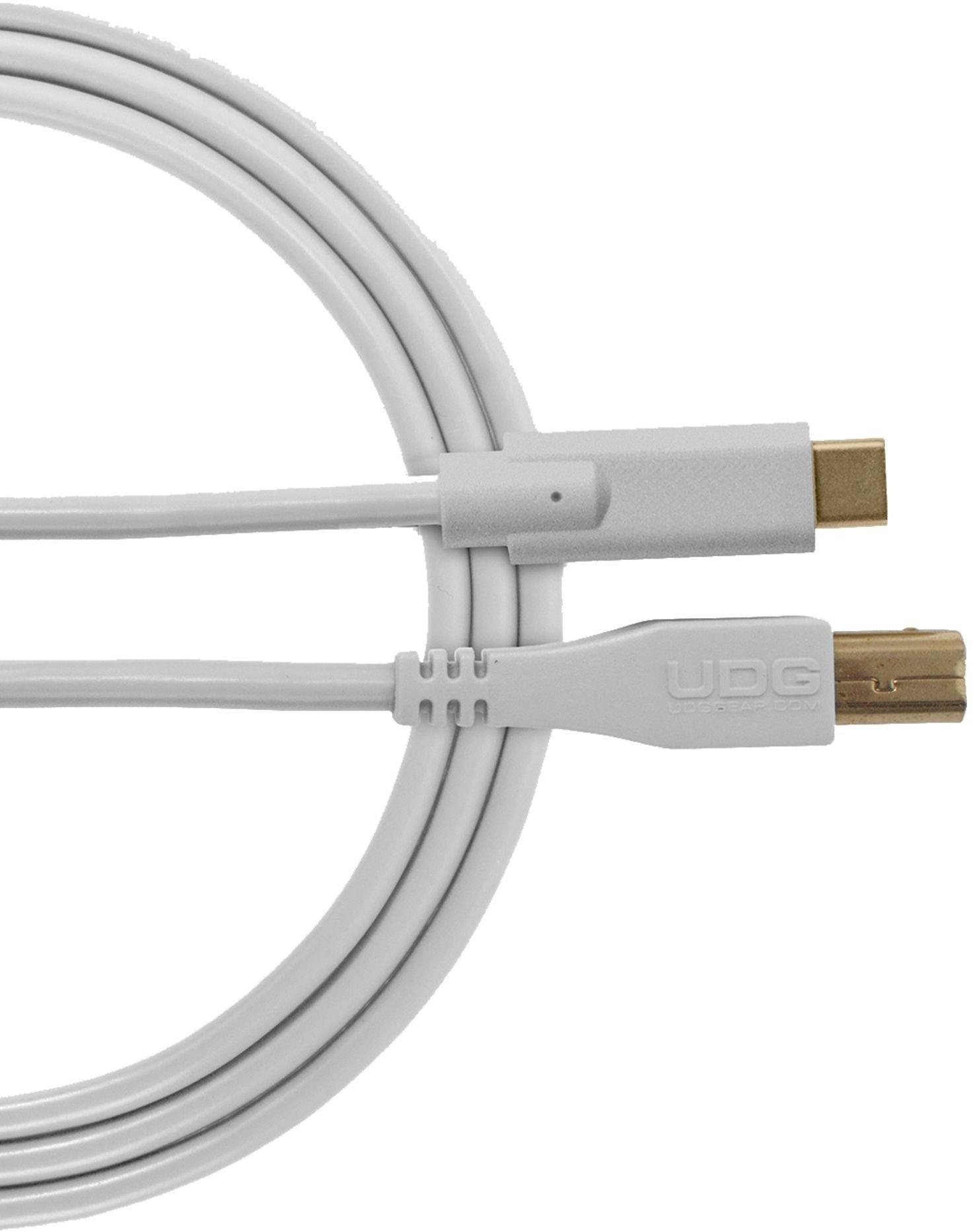 Câble Udg U 96001 WH (cable Usb 2.0 C-B blanc droit 1.5M)