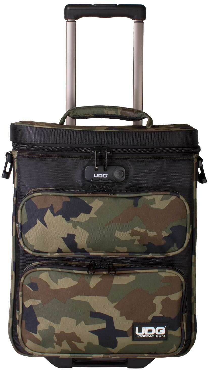 Udg U 9880 Bc-or(digi Trolley To Go Black Camo Orange) - Sac Transport Trolley Dj - Main picture