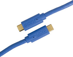 Câble Udg U 99001 LB (USBC - USBC) 1,5m bleu