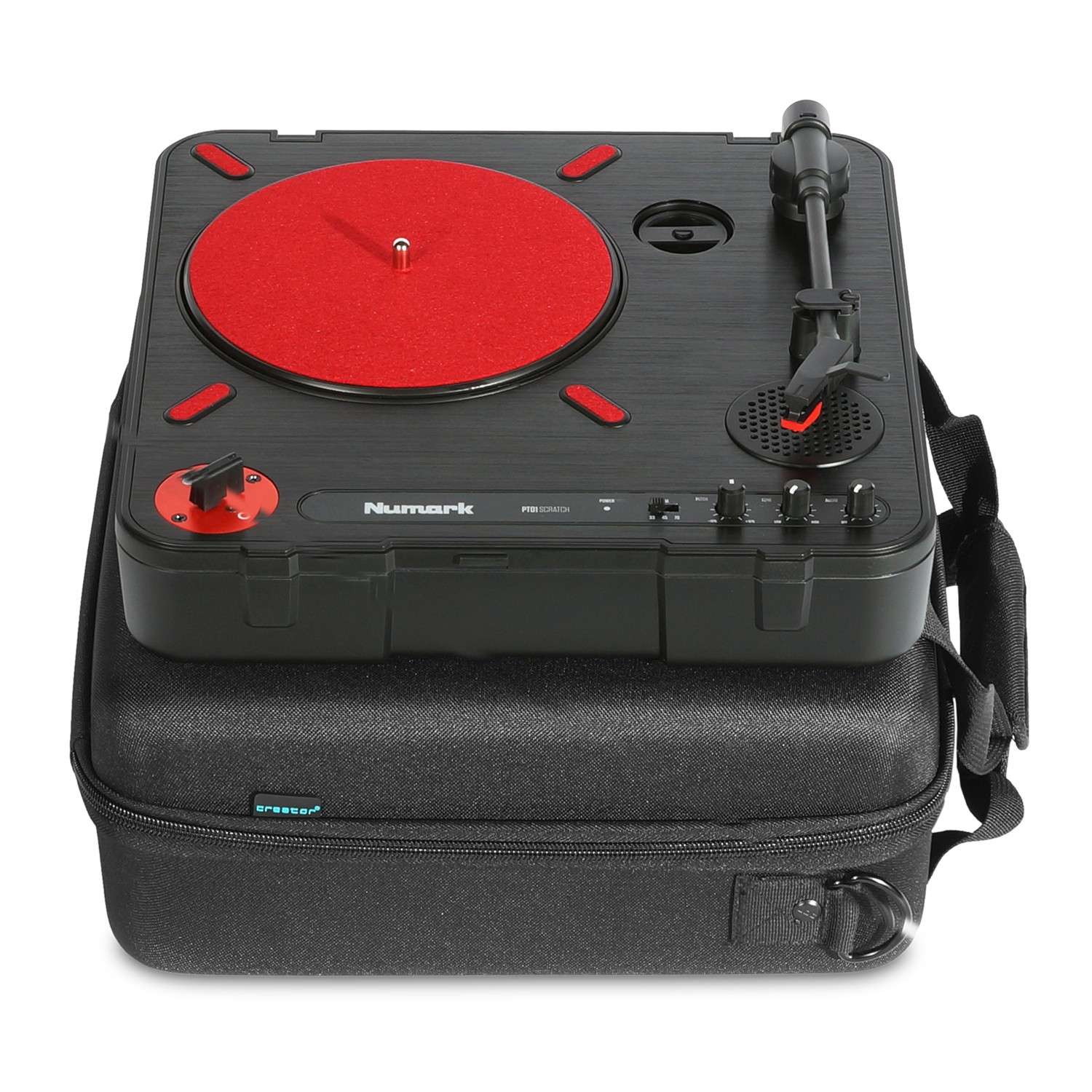 Udg Creator Pioneer Xdj-700 / Numark Pt01 Scratch Turntable Usb Hardcase Black - Housse Dj - Variation 5