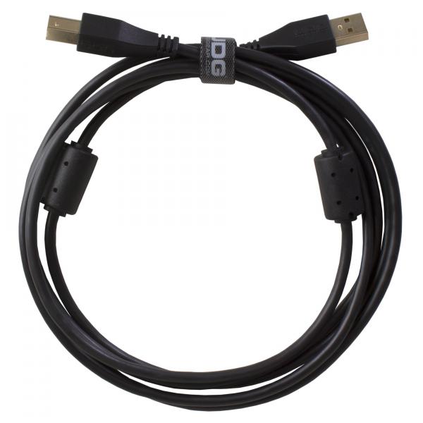 Câble Udg U 95002 bl (cable Usb 2.0 A-B noir droit 2 M)