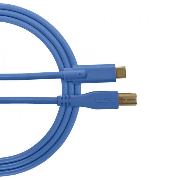 Câble Udg U 96001 LB (Cable USB 2.0 C-B bleu droit 1.5M)